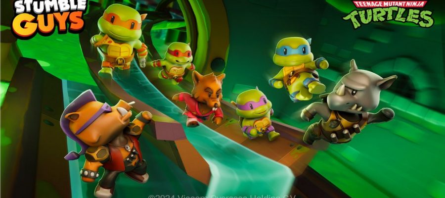 Stumble Guys lance une collaboration avec les Tortues Ninja